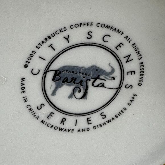 Starbucks San Diego City Scenes Series 2003 Black White Photos Landmarks Mug Cup - Picture 6 of 10